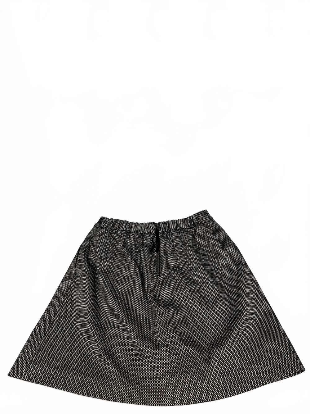 Madewell Geometric Mini Skirt | XS Regular Gold/Black, Elastic Waist